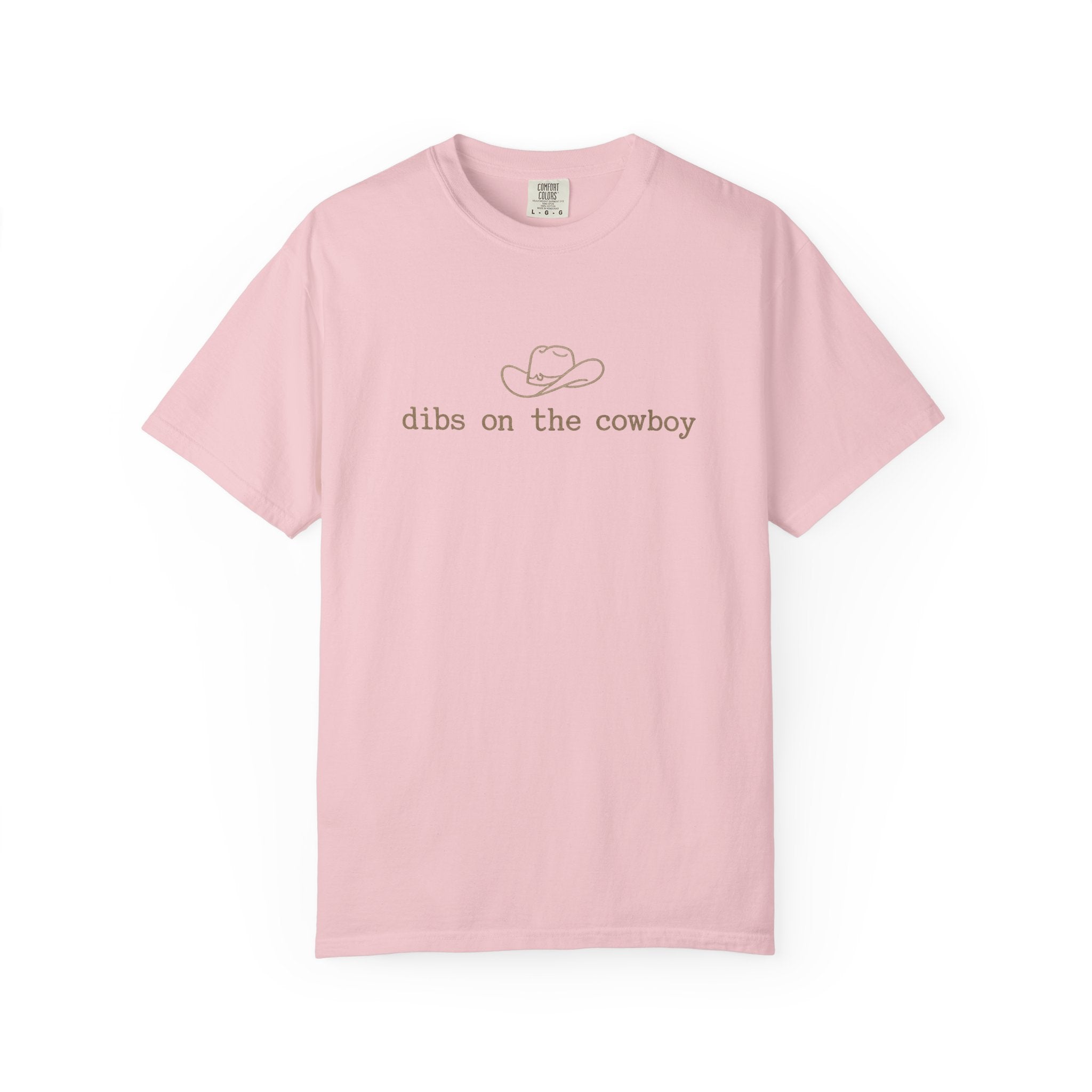 Cowboy Dibs T-Shirt — "dibs on the cowboy" Graphic Tee