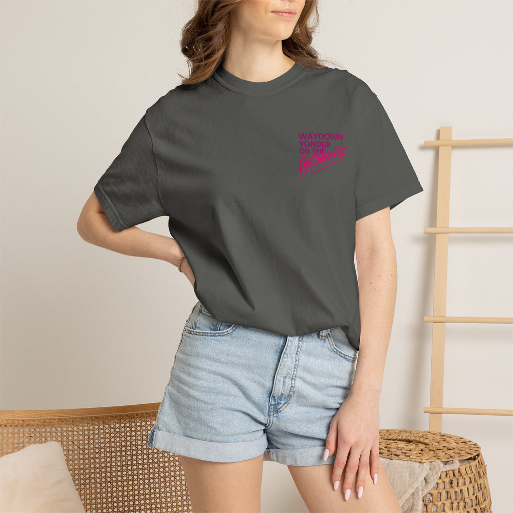 Graphic T-Shirt — 'Hotter Than a Hoochie Coochie' Retro Vacation Design