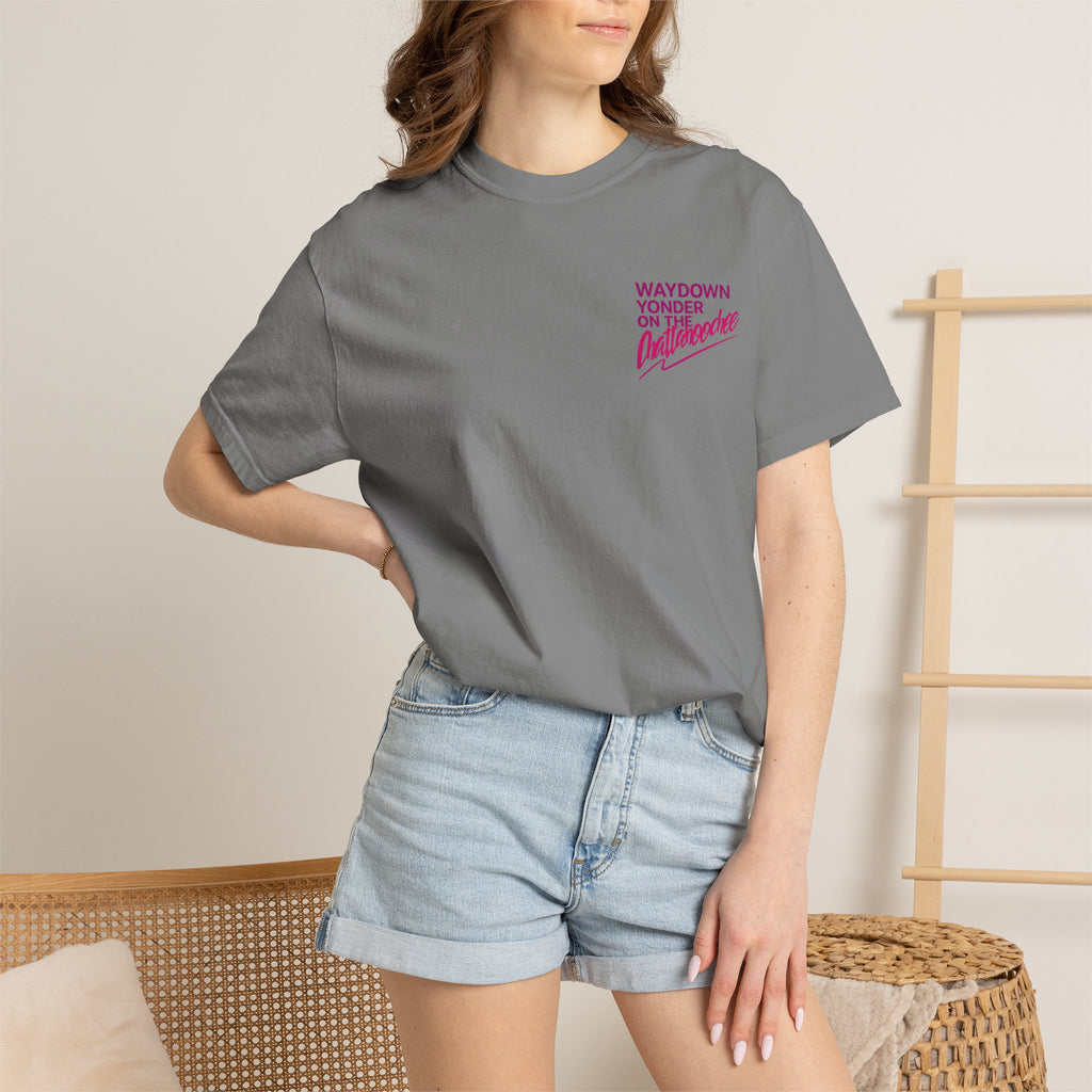 Graphic T-Shirt — 'Hotter Than a Hoochie Coochie' Retro Vacation Design