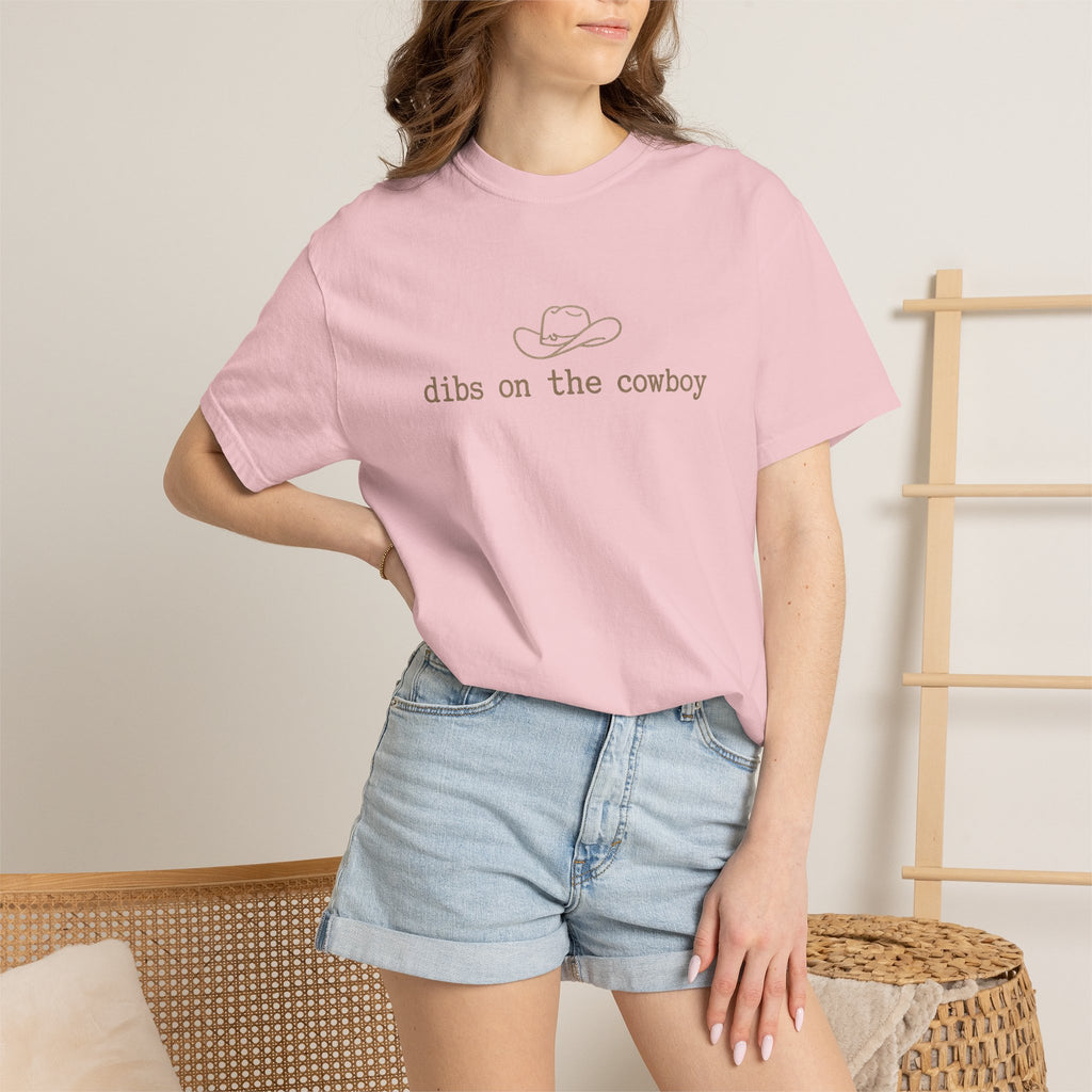 Cowboy Dibs T-Shirt — "dibs on the cowboy" Graphic Tee