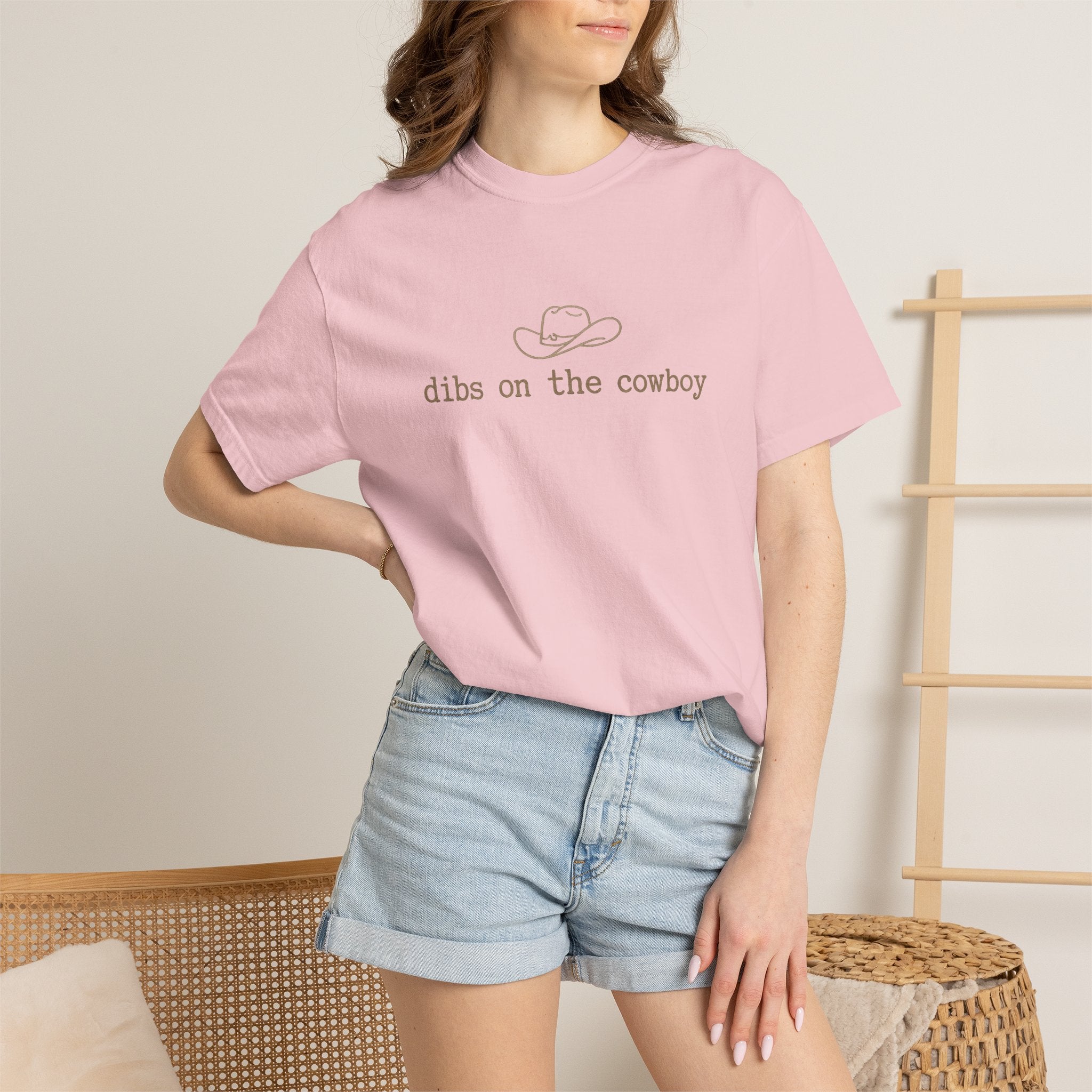 Cowboy Dibs T-Shirt — "dibs on the cowboy" Graphic Tee