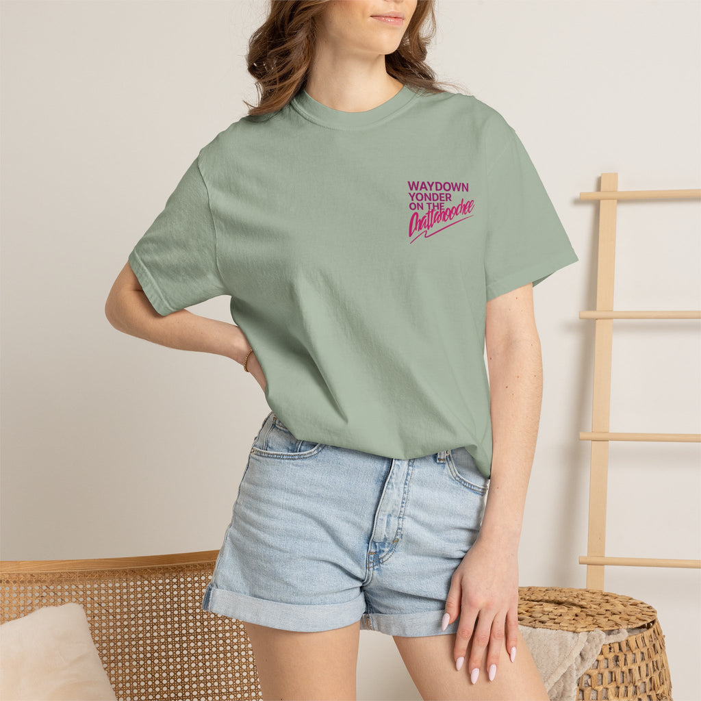 Graphic T-Shirt — 'Hotter Than a Hoochie Coochie' Retro Vacation Design