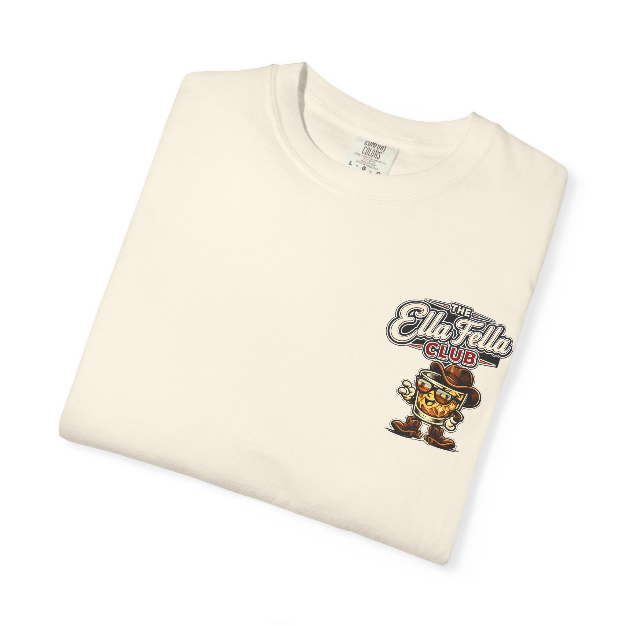 Ella Fella Club T-Shirt — Retro BBQ Mascot Graphic Tee