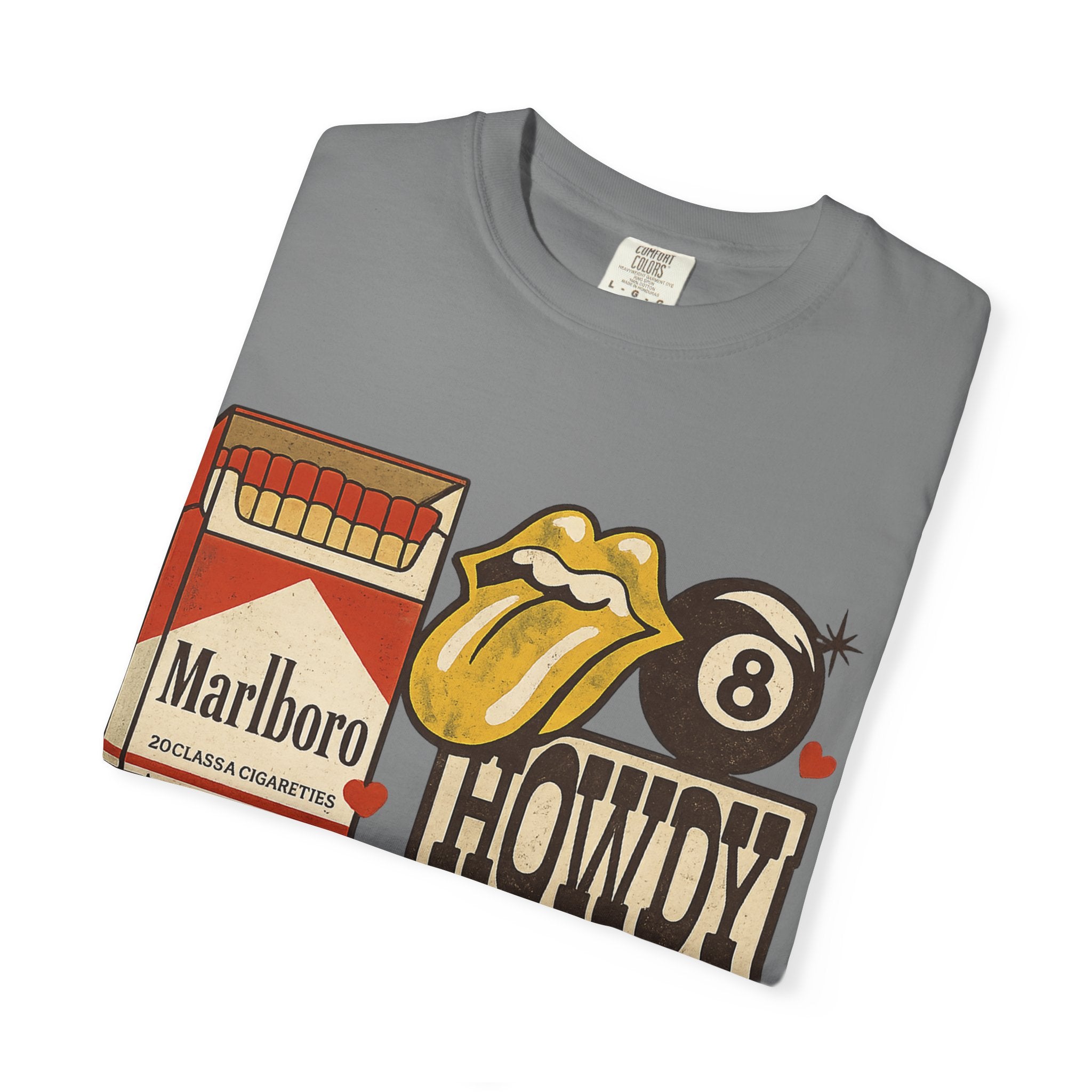 Howdy Wild West Graphic T-Shirt — “Stay Wild Cowgirl” Retro Patch Motif