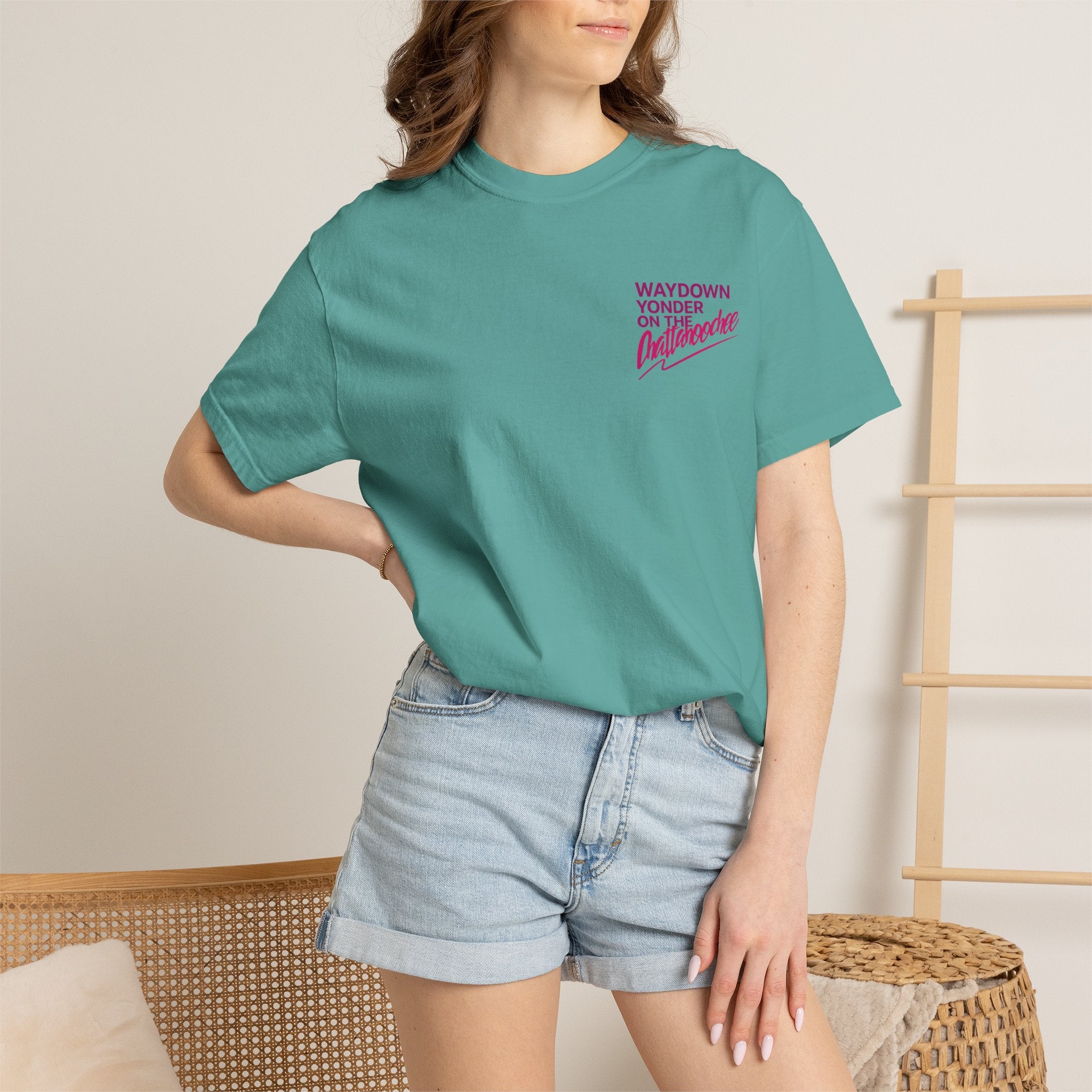 Graphic T-Shirt — 'Hotter Than a Hoochie Coochie' Retro Vacation Design