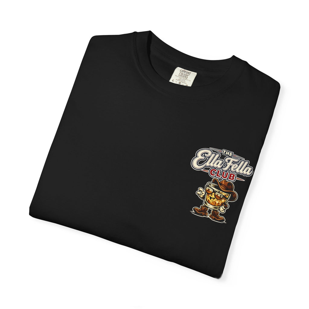 Ella Fella Club T-Shirt — Retro BBQ Mascot Graphic Tee