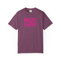 Boatin' & Floatin' T-Shirt — Retro Teal Tee with Pink Text