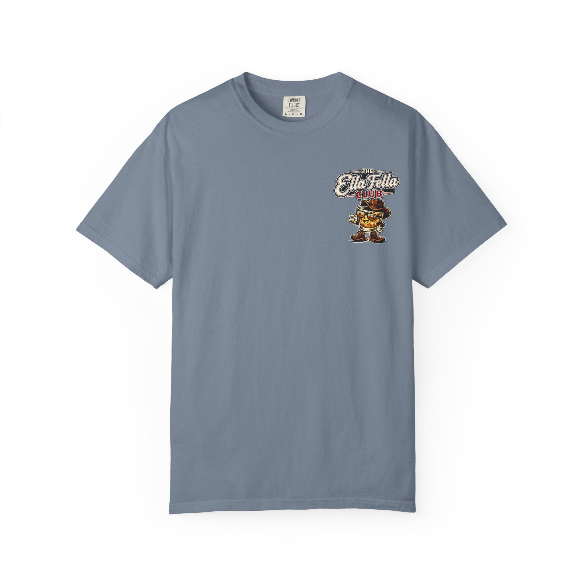 Ella Fella Club T-Shirt — Retro BBQ Mascot Graphic Tee