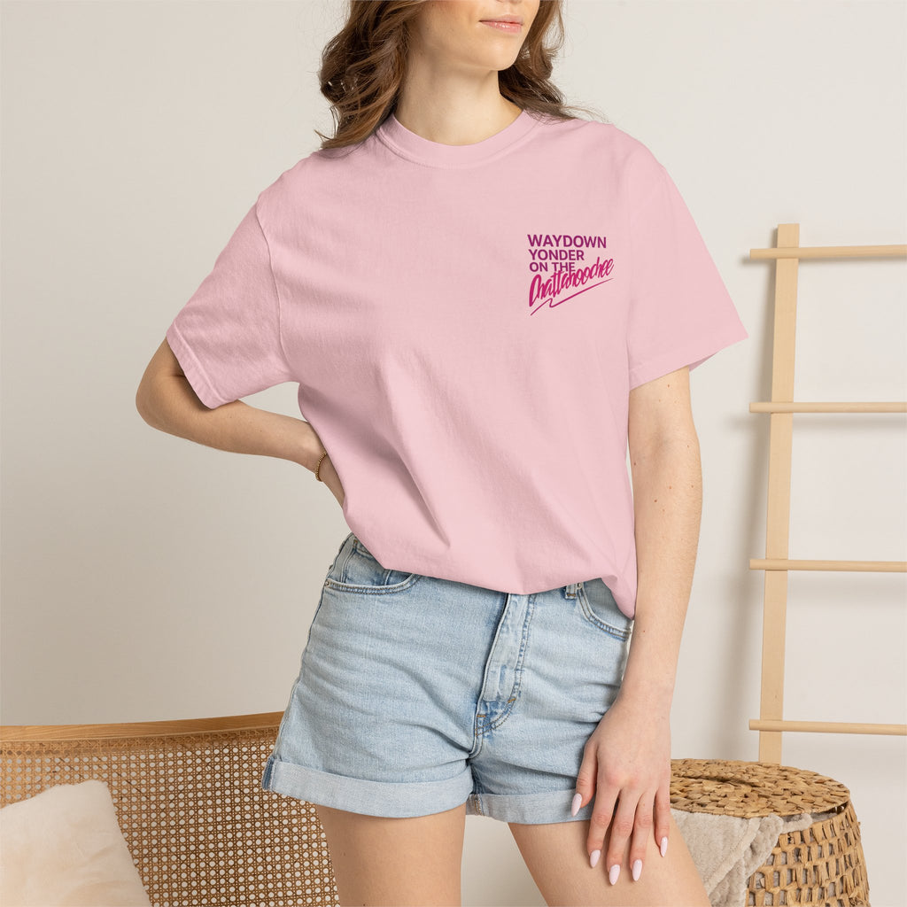 Graphic T-Shirt — 'Hotter Than a Hoochie Coochie' Retro Vacation Design