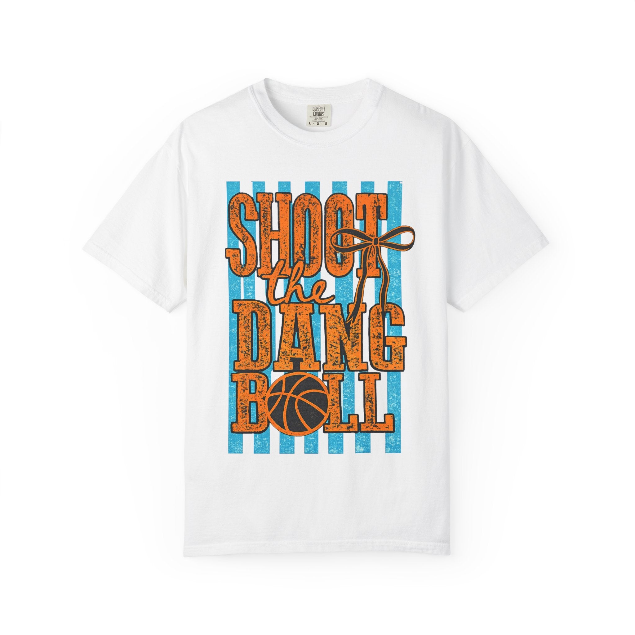 Shoot the Dang Ball T-Shirt — Vintage Basketball Graphic Tee