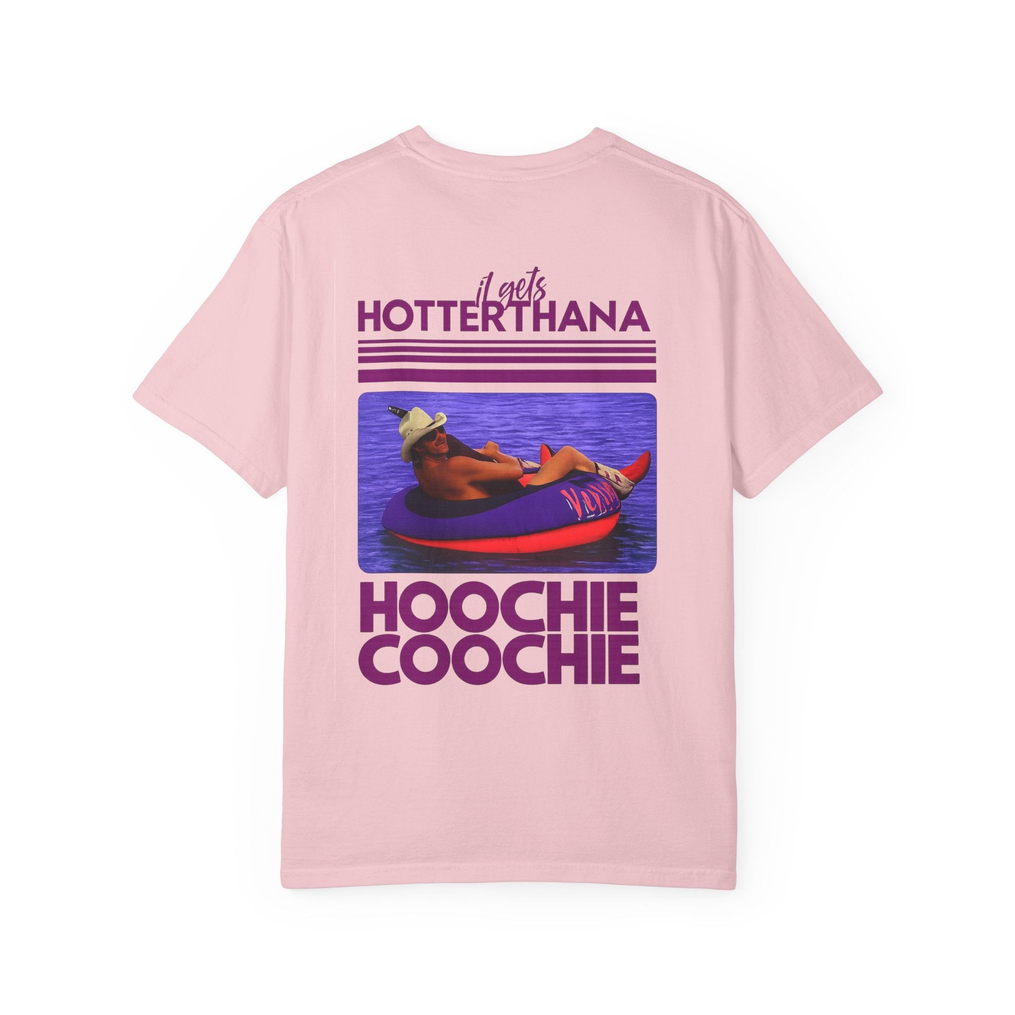 Graphic T-Shirt — 'Hotter Than a Hoochie Coochie' Retro Vacation Design