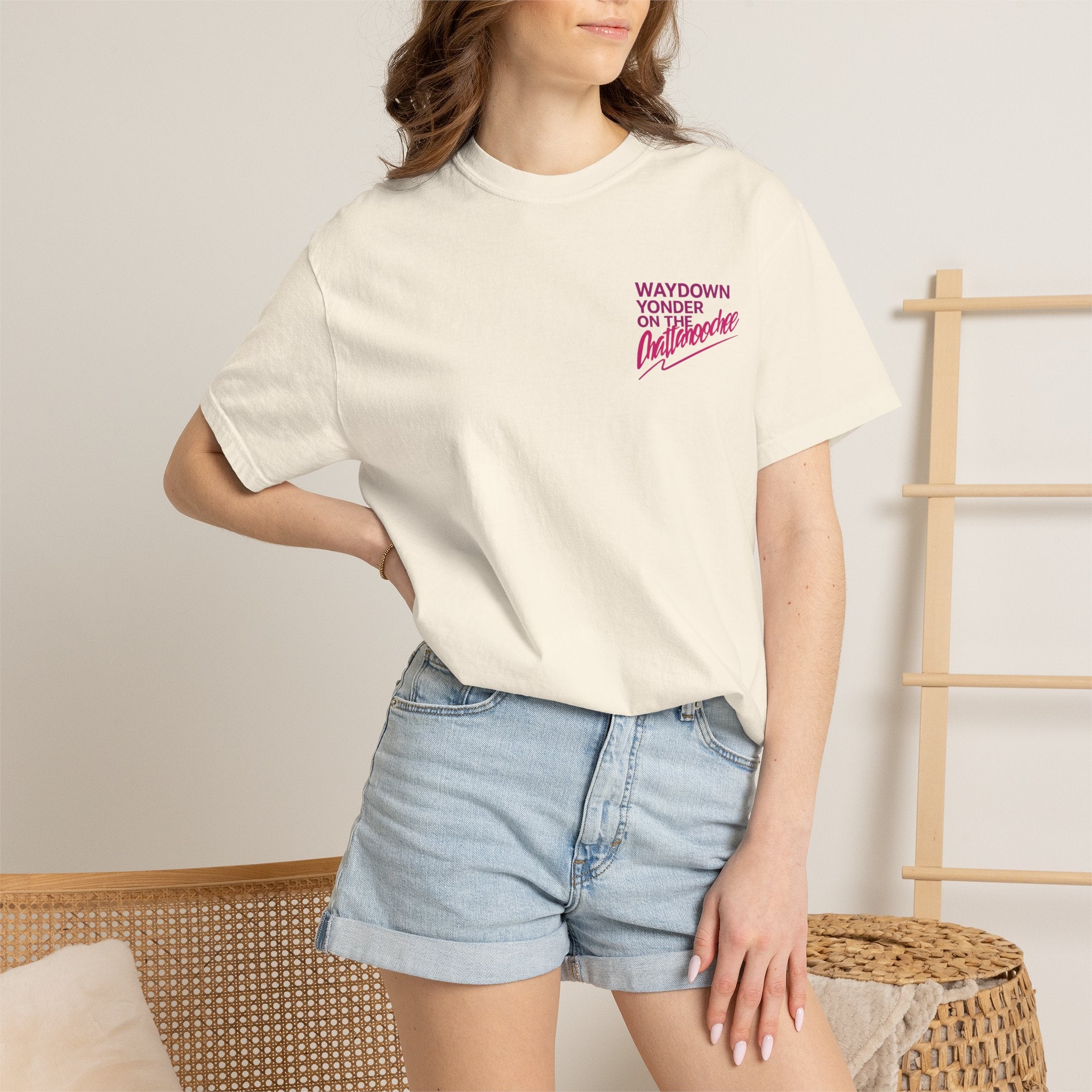 Graphic T-Shirt — 'Hotter Than a Hoochie Coochie' Retro Vacation Design