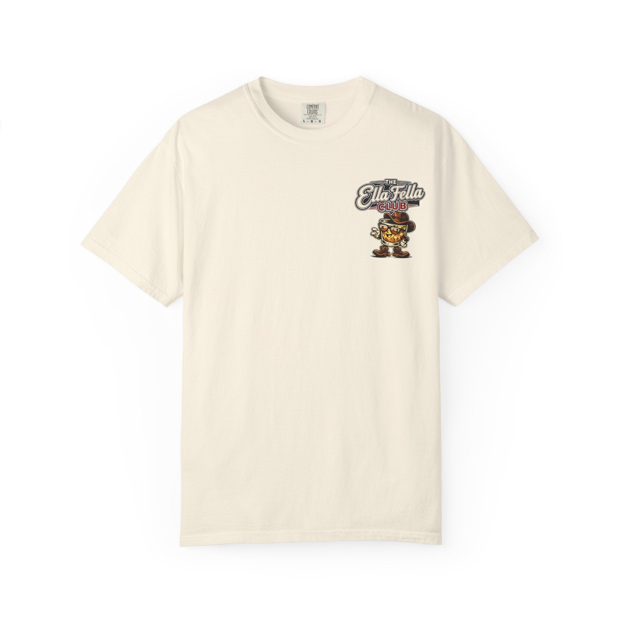 Ella Fella Club T-Shirt — Retro BBQ Mascot Graphic Tee